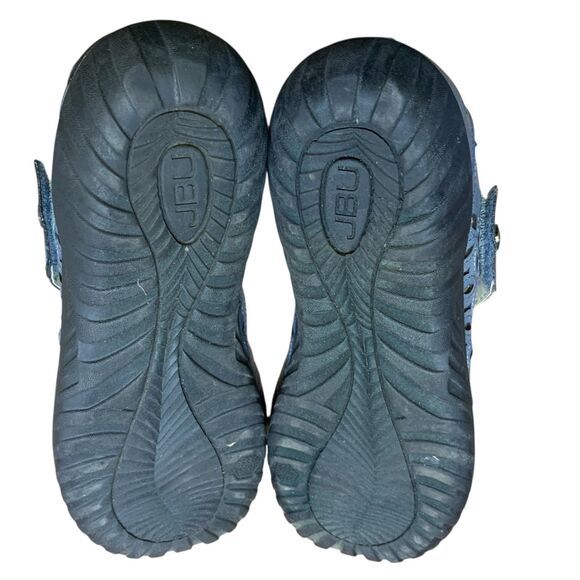 JBU Women's Shoes 8 M Blue Bellarose Encore Mary Jane Leather Strap Memory Foam - Picture 15 of 16